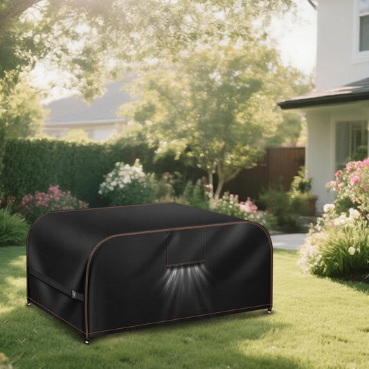 Covers Waterproof with Air Vent 420D Rectangular Rattan Patio Outdoor Furniture Covers